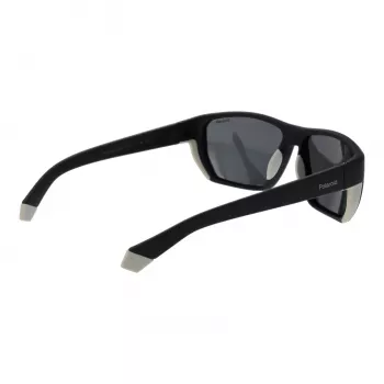 Polaroid PLD 7057/S Men's Polarized Sunglasses - Black Frame Grey Lens 60mm