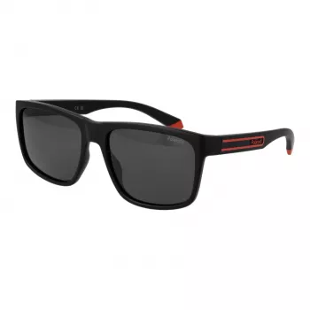 Polaroid PLD2149S578LZ Vīriešu kvadrātveida Havana acetāta saulesbrilles ar polarizētām brūnām lēcām 57/17/140 mm