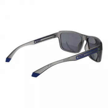 POLAROID PLD2158S58RIW Vīriešu Polarizētas Saulesbrilles - Melns Rāmis, Pelēkas Lēcas 58mm