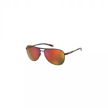 POLAROID PLD2160GSX807 Vīriešu Polarizētas Saulesbrilles - Melns Rāmis Pelēkas Lēcas 62mm