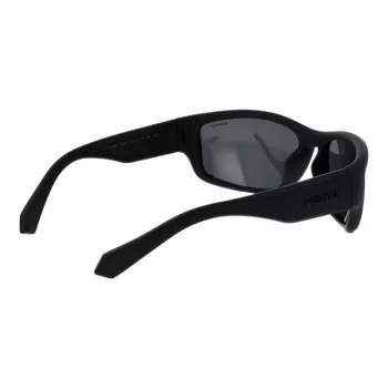POLAROID PLD2166S62003 Vīriešu Pilot Saulesbrilles - Melns Rāmis, Pelēkas Polarizētas Lēcas, 62mm