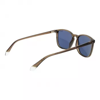 Polaroid PLD4139/S Vīriešu taisnstūra saulesbrilles - Havana rāmis, zaļas polarizētas lēcas, 54mm