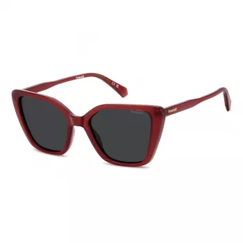 Polaroid PLD4189S8CQ Sieviešu polarizētās saulesbrilles – melns rāmis, pelēkas lēcas 53mm