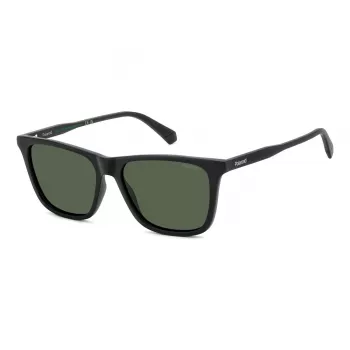 POLAROID PLD4190S003 Vīriešu Polarizētas Saulesbrilles - Melns Rāmis Pelēkas Lēcas 56mm