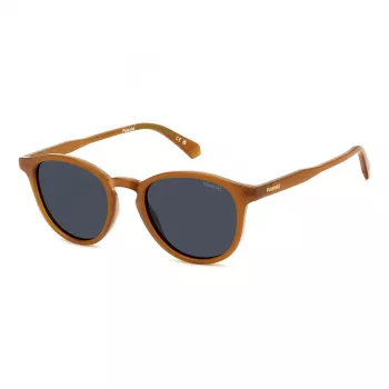 POLAROID PLD4191SFMP Vīriešu Polarizētas Saulesbrilles – Melns Rāmis, Pelēkas Lēcas, 51mm