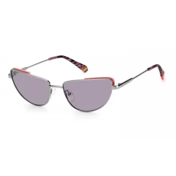 Polaroid PLD6129SYY5 Sieviešu Aviator Saulesbrilles Havana Brūnas Polarizētas
