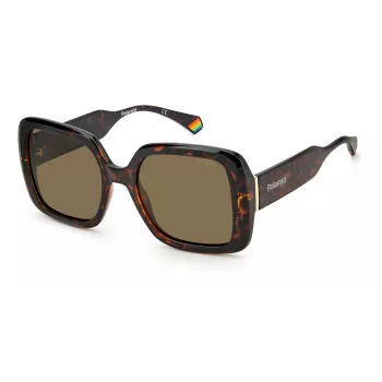 POLAROID PLD6168S086F4 Sieviešu Saulesbrilles Havana 54mm