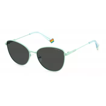 Polaroid PLD6188S5CB Sieviešu saulesbrilles – Havana acetāta rāmis, brūnas polarizētas lēcas, 55mm