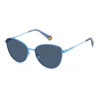 Polaroid PLD6188SMVU Sieviešu Saulesbrilles - Polarizēts Kvadrātveida Rāmis 55mm