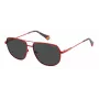 POLAROID PLD6195SX0Z3 Unisex Saulesbrilles - Melns Rāmis Pelēkas Lēcas 58mm