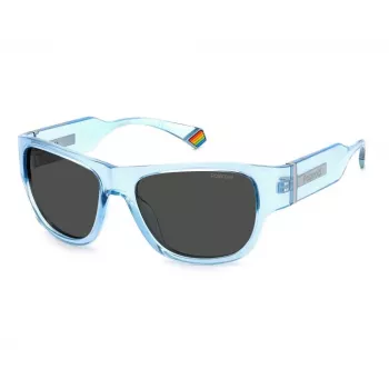 POLAROID PLD6197SMVU Unisex taisnstūra saulesbrilles Polarized UV400 55mm