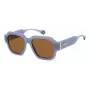 Polaroid PLD6212SXMVU Unisex Square Sauļošanās Brilles - Melns Rāmis, Pelēkas Polarizētas Lēcas - 54/17/140 mm