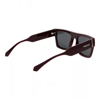 Polaroid PLD6224SX54LH Unisex Saulesbrilles - Melns Rāmis, Pelēkas Lēcas 54mm