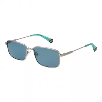 Polaroid PLD6227SX566L Unisex Saulesbrilles Havana Square Frame Green Polarized Lens 56mm
