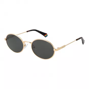Polaroid PLD6228SX5300 Unisex Saulesbrilles - Melns Rāmis, Pelēkas Lēcas 53mm