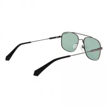 POLAROID PLD6235SX56AS Vīriešu kvadrātveida polarizētas saulesbrilles - Matēti melna/rūsa