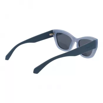 Polaroid PLD6237SX52MV Sieviešu saulesbrilles – melns rāmis, pelēkas polarizētas lēcas, 52 mm