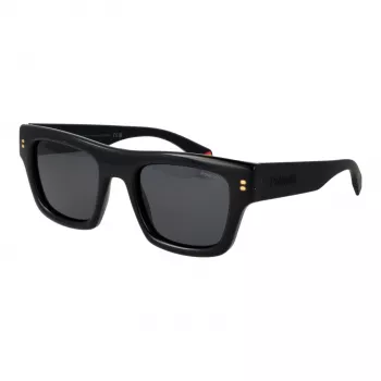 Polaroid PLD6238SX5180 Vīriešu Kvadrātveida Havanas Saulesbrilles - Polarizētas Brūnas Lēcas