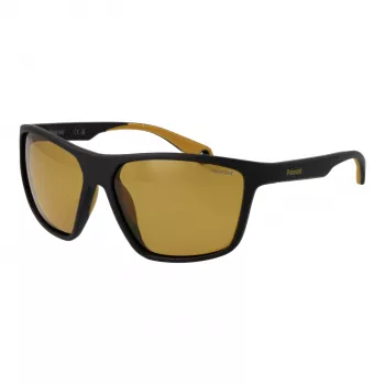 Polaroid PLD7040/S vīriešu saulesbrilles – Havana rāmis, zaļas polarizētas lēcas – 59 mm