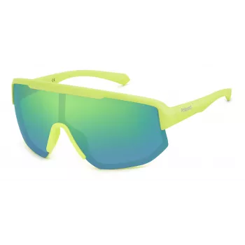 POLAROID PLD7047S4AN Unisex Polarized Sauļošanās brilles – Melns rāmis, Pelēka lēca, Shield stils, 99/1/135 mm