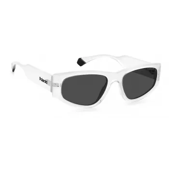 POLAROID Unisex PLD6169S900M9 Saulesbrilles - Havana Propionate Rāmis, Brūnas Polarizētas Lēcas, 55mm