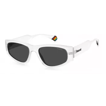 POLAROID Unisex PLD6169S900M9 Saulesbrilles - Havana Propionate Rāmis, Brūnas Polarizētas Lēcas, 55mm