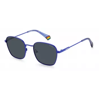 POLAROID Unisex PLD6170SGEGC3 Saulesbrilles - Havana Rāmis, Zaļas Polarizētas Lēcas, 53mm