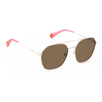 POLAROID Unisex PLD6172S10ASP Saulesbrilles - Melns Rāmis, Pelēkas Lēcas 57mm