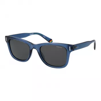 POLAROID Unisex Rectangular Sunglasses PLD6206S51PJP - Havana, Brown Polarized Lenses 51mm