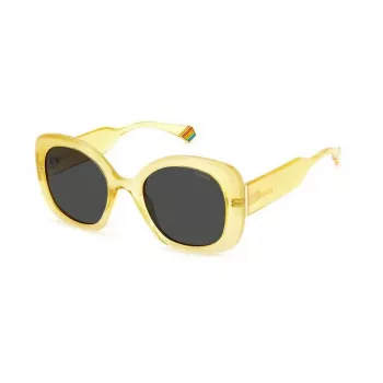 Polaroid sieviešu PLD6190S40G Havana Green Polarized saulesbrilles 52mm