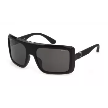 POLICE Men's SPLF62M6107V4 Aviator Sunglasses Havana/Brown Frame Green Lens 61/19/130 mm