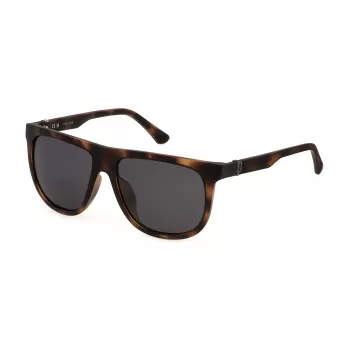 POLICE vīriešu saulesbrilles SPLN33E59878P – Gunmetal metāla rāmis, polarizētas pelēkas lēcas, 59/14/140 mm
