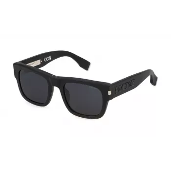 Police Men's SPLP33E540703 saulesbrilles - Melns rāmis, pelēkas lēcas, 54mm