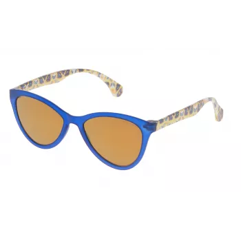 POLICE vīriešu saulesbrilles SPL08654J15G Havana acetāta rāmis, pelēki gradienta lēcas 65/17/140 mm