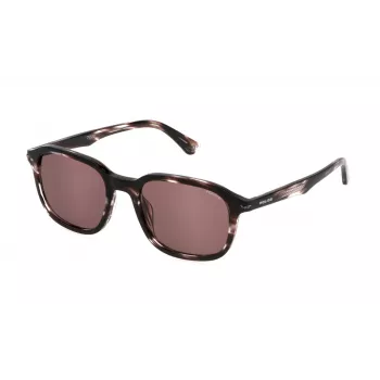 Police Vīriešu Saulesbrilles SPLL81-530GGU Tumši Pelēks Acetāta Rāmis Pelēks Gradienta Stikls 53mm