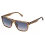 POLICE Vīriešu Saulesbrilles SPLQ83-540805 Melns Rāmis Pelēkas Lēcas 54mm