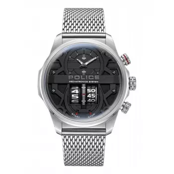 Police vīriešu pulkstenis Ranger II PEWJG0006504 44mm zils ciparnīca brūna āda