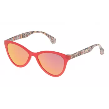 POLICE SPL086-54Z68R Sieviešu saulesbrilles Havana Acetāts Brūns Gradients 43mm