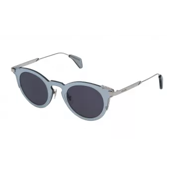 POLICE SPL62446579X Sieviešu saulesbrilles - Melns rāmis, Pelēkas lēcas, 46mm