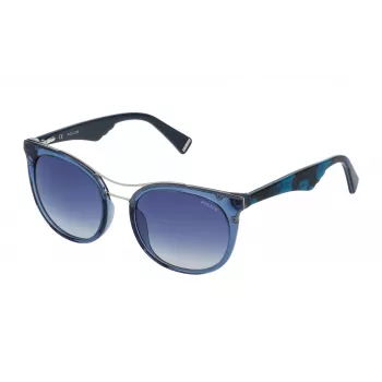 Police SPL758520955 Sieviešu saulesbrilles Havana acetāta rāmis Brūnas lēcas 52mm