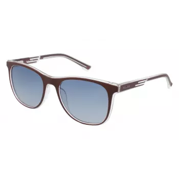 Police SPL960-54ATCP Vīriešu Saulesbrilles Havana Rāmis Pelēkzaļas Lēcas 45mm