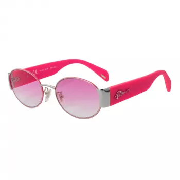 POLICE SPLA18-540492 Sieviešu taisnstūra saulesbrilles Havana brūna gradienta 54mm