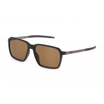 POLICE SPLL16-58V78X Vīriešu saulesbrilles Havana Brūns Gradients Acetāts UV400