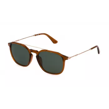 POLICE SPLL76-53D67P Vīriešu polarizētas saulesbrilles Havana Brown 53mm