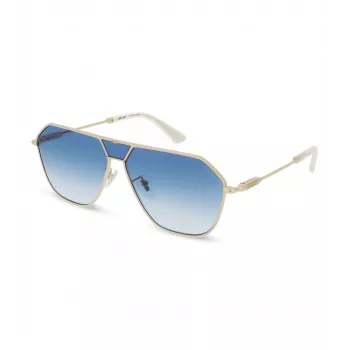 POLICE SPLL89-620300 Vīriešu Pilotsaulesbrilles - Spīdīgi Melns Rāmis, Pelēkas Lēcas, 62mm