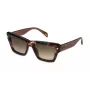 POLICE SPLP48-5202AD Sieviešu saulesbrilles, spīdīgi melns rāmis, pelēkas lēcas, 52mm