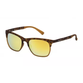 POLICE Saulesbrilles SK0445149EG Vīriešu Taisnstūra Acetāta Rāmis UV400 51mm