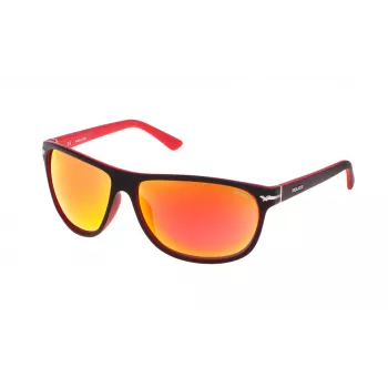 POLICE Unisex S1958M64NVBR Pilot Aviator Saulesbrilles Navy Blue/Brown 64mm