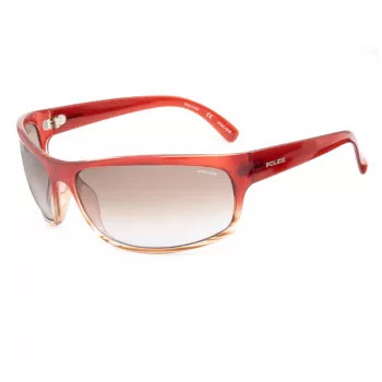 POLICE Unisex Saulesbrilles S1863M710ACN Havana/Brūns Acetāta Rāmis Brūnas Gradienta Lēcas 71mm