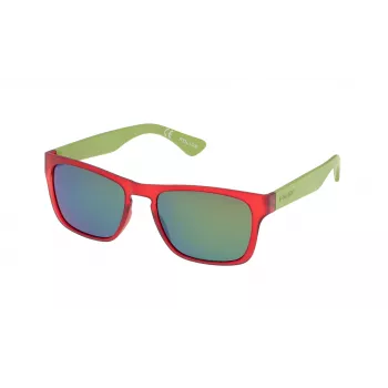 POLICE Unisex Saulesbrilles S198854Z75Y Havana Acetāta Rāmis Brūnas Lēcas 54mm
